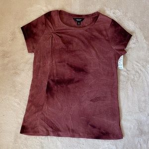 NEW Simply Vera Wang Tie Dye Knotted Top XS